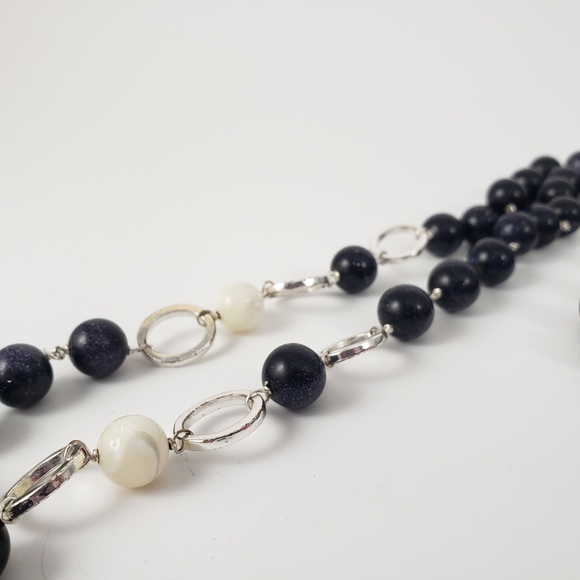 GOLDSTONE Galaxy Beaded Long Necklace - Picture 6 of 6